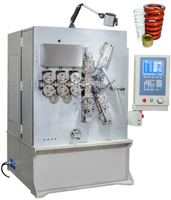 Компьютеризированная машина большой пружины сжатия CNC свертываясь спиралью с 6 белизнами оси серыми